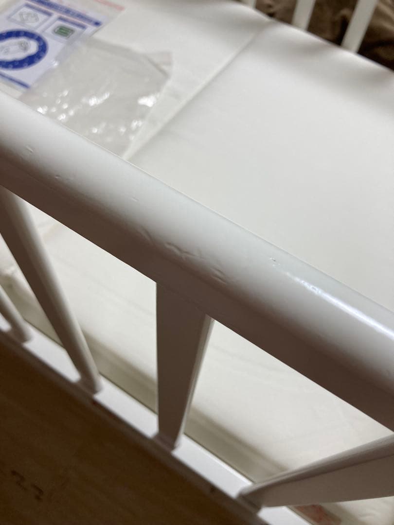 カトージ　ベビーベッド　ハイポジションミニベッド　アーチ　ホワイト　02028