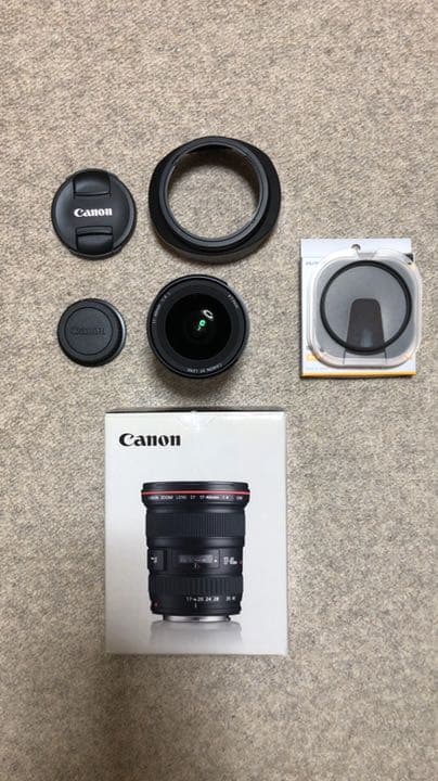 レンズ(ズーム) CANON EF 17-40mm f/4L USM zoom lens