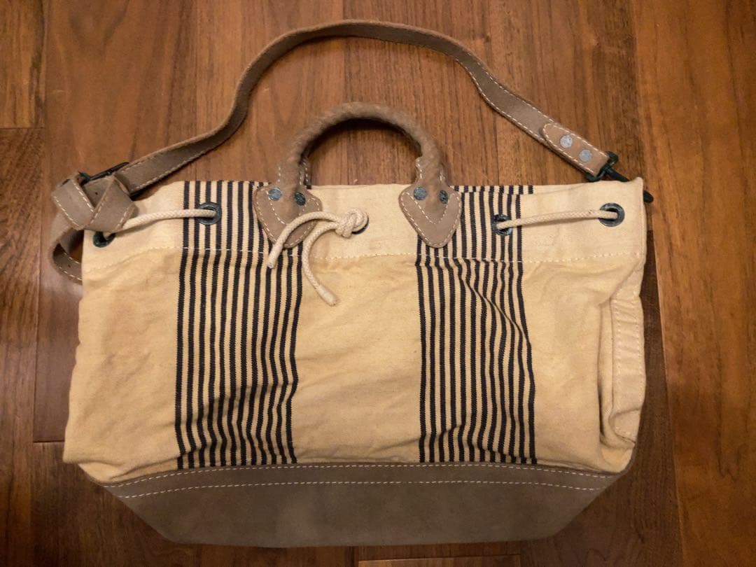 RRL ダブルアールエル キャンバス×レザー 2WAYトートバッグ ほぼ未使用
