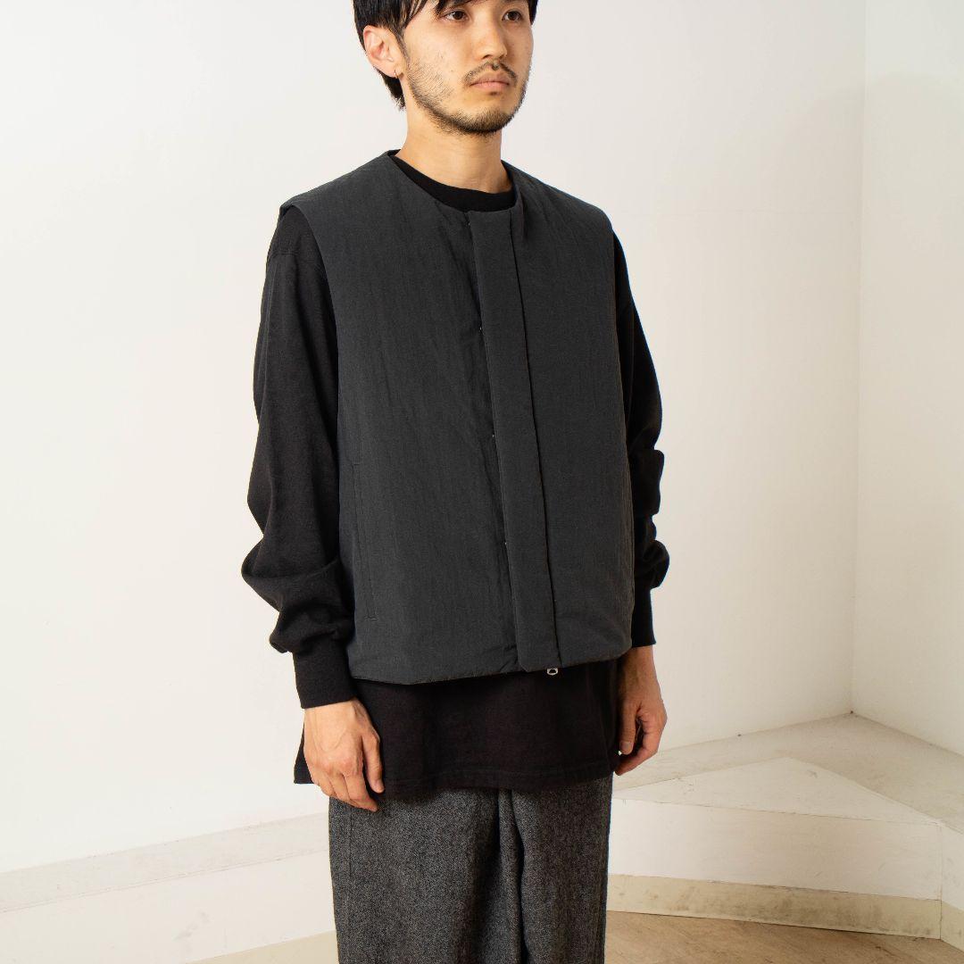 STILL BY HAND シンサレートベスト サイズ48　ブラック