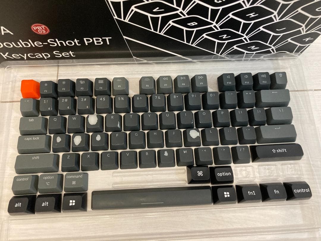 Keychron K2 茶軸 RGBアルミ（KSAキーキャップ・パームレスト付）