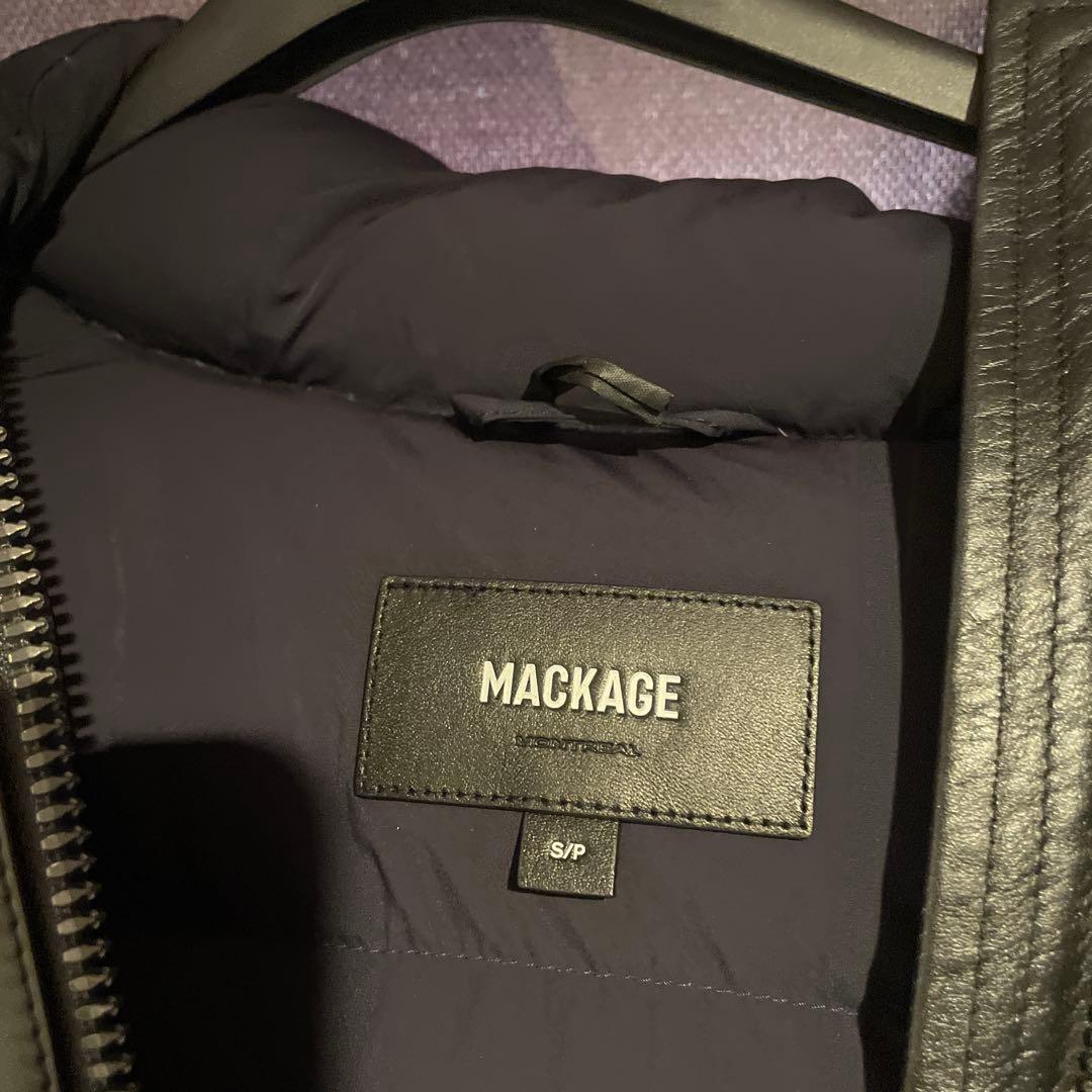MACKAGE ロングダウン　ネイビーS