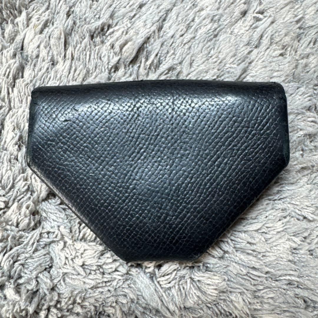 HERMES エルメス ケース 小銭入れ レザー ブラック