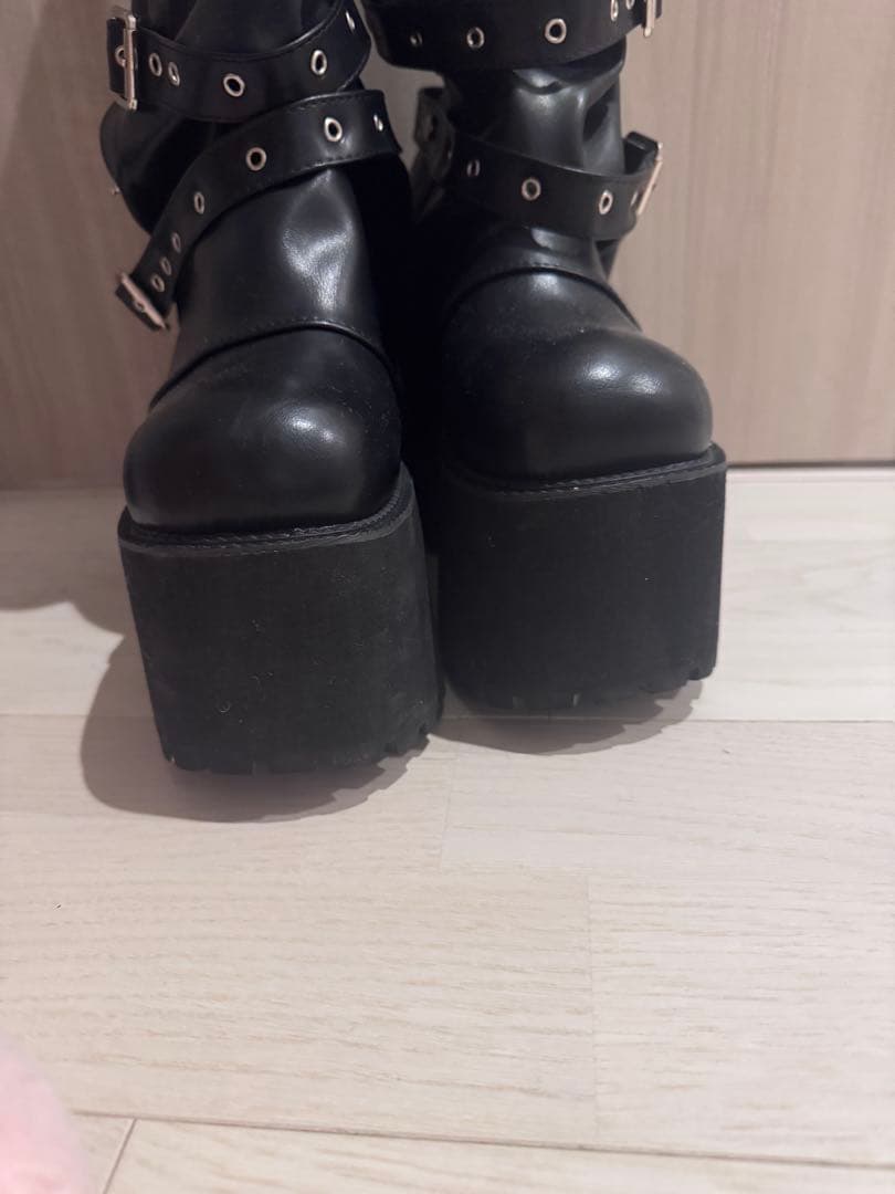 VOLCAN&AOHRODIRE 厚底ロングブーツ