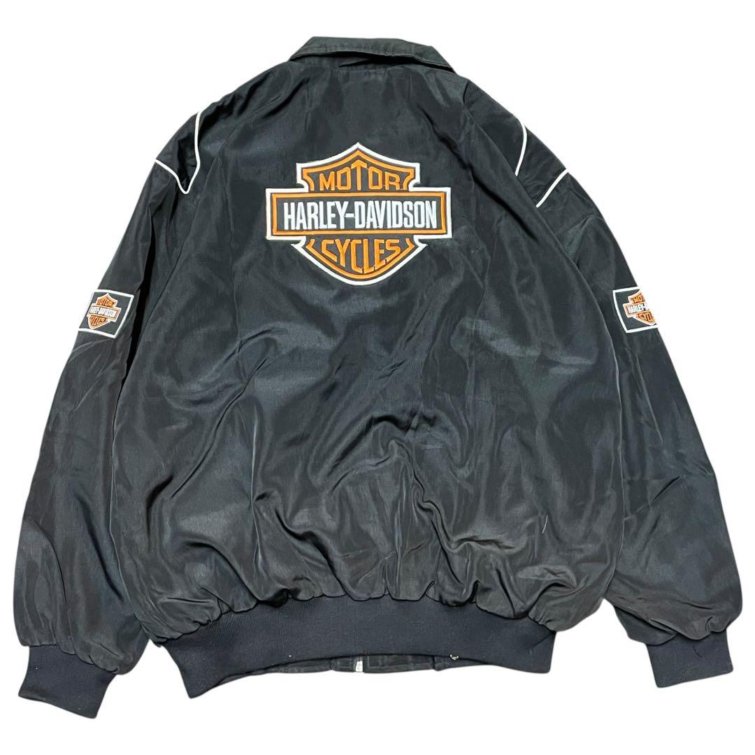 Harley-Davidson ハーレー　ブラック ナイロンジャケット