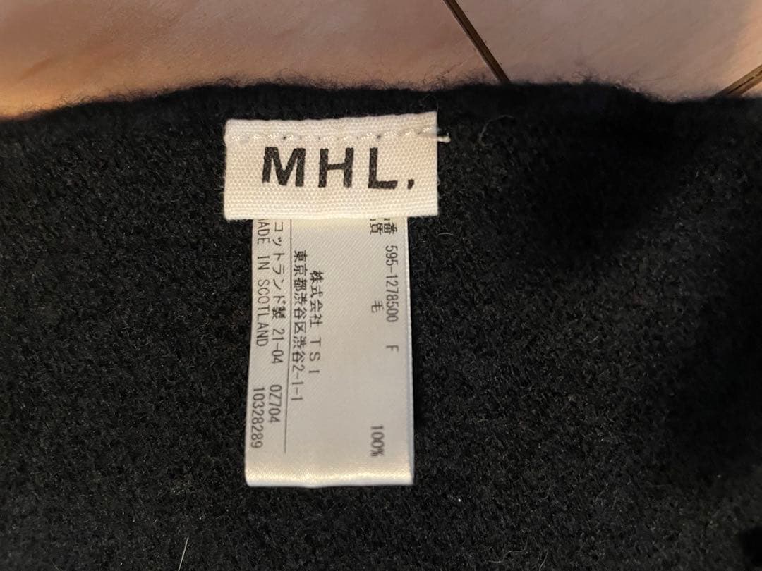 小物 MHL WOOL SCARF