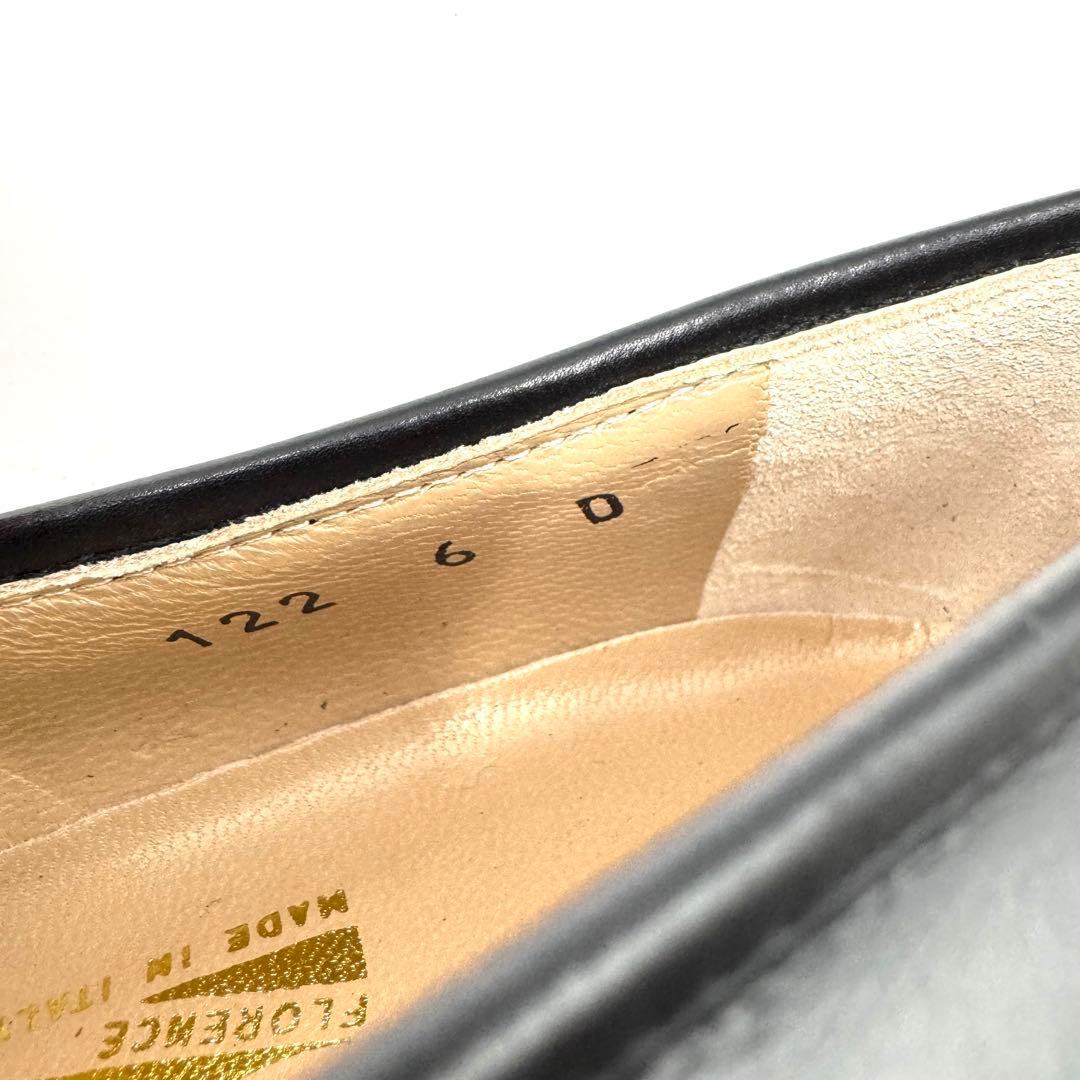 【美品】Ferragamo ガンチーニ ブラック ローファー 23.5㎝