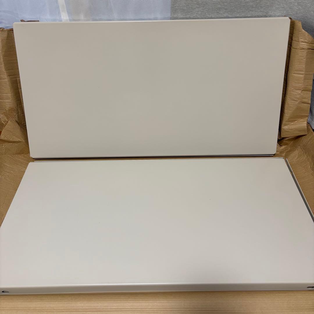 d&department 工業用スチールシェルフ4段D450アイボリー　一台