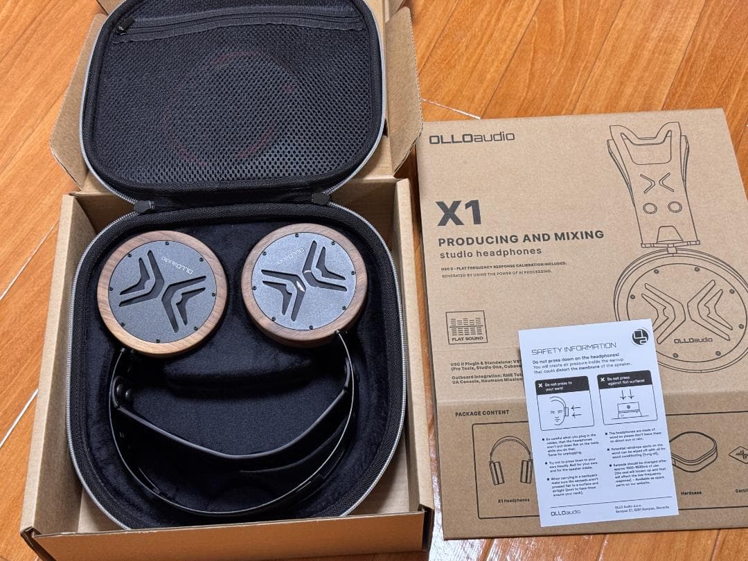 動作確認のみ☆高級モニターヘッドホン OLLO Audio X1