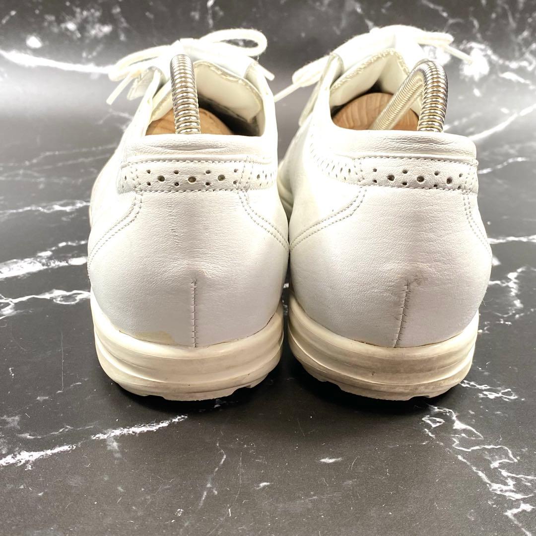 バレンシアガ スポーツ フリンジ付き ゴルフシューズ 白 レザー 24.5