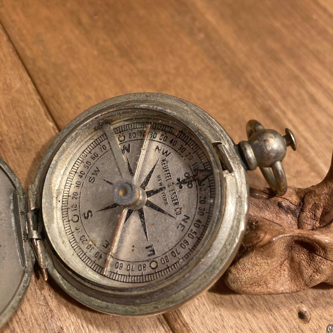 米軍　真鍮製　ビンテージコンパス 懐中時計　スイートハートジュエリーアメリカ