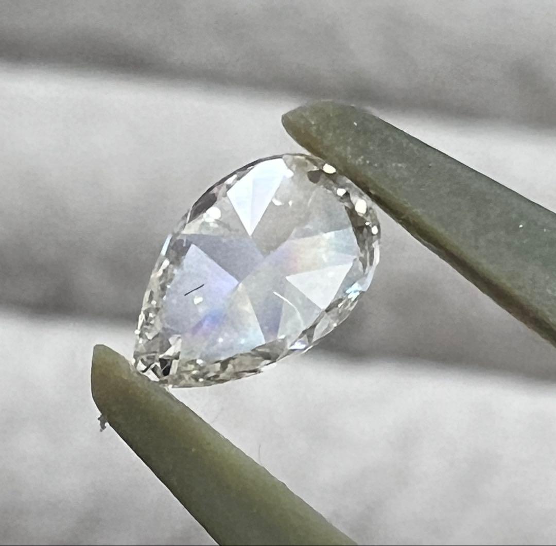 ♡Cham♡　天然ダイヤモンドルース　ペアシェイプ　2ピース