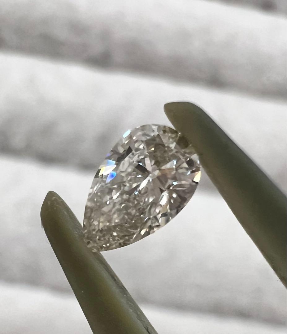 ♡Cham♡　天然ダイヤモンドルース　ペアシェイプ　2ピース