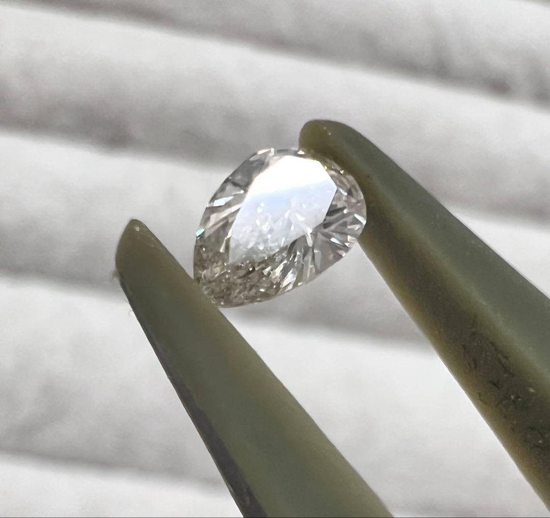 ♡Cham♡　天然ダイヤモンドルース　ペアシェイプ　2ピース