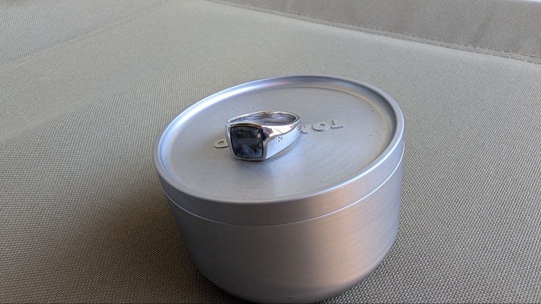 TOM WOOD　KAY RING　LARVIKITE　60　極美品