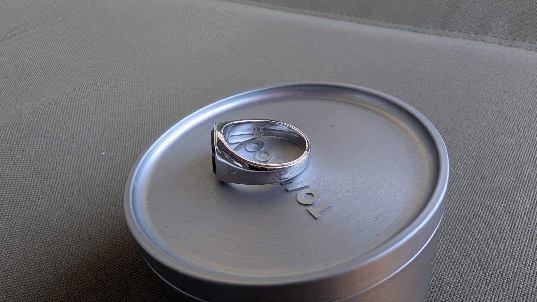 TOM WOOD　KAY RING　LARVIKITE　60　極美品