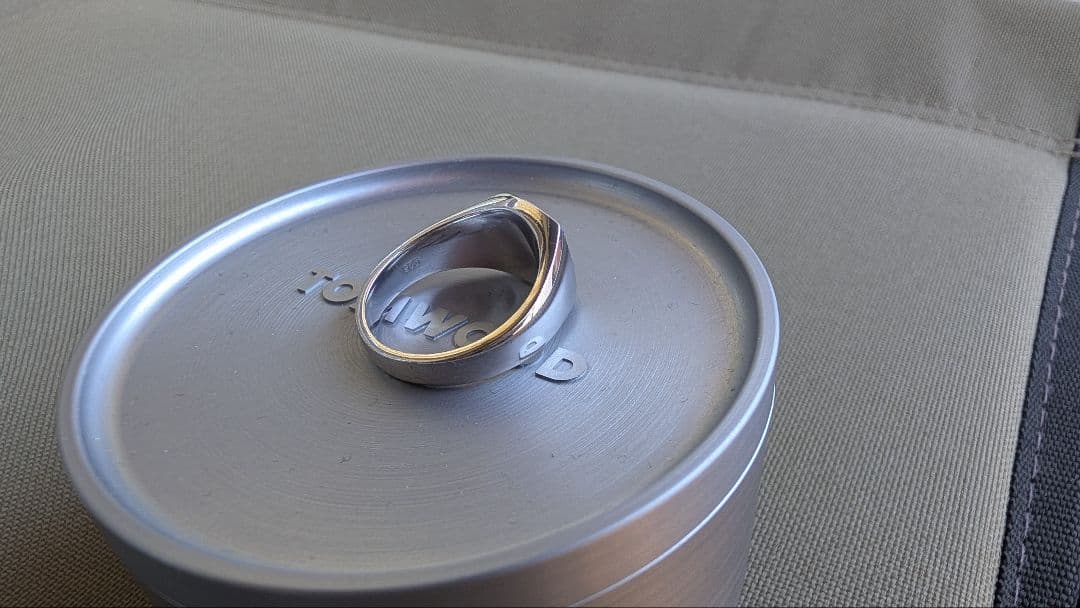 TOM WOOD　KAY RING　LARVIKITE　60　極美品