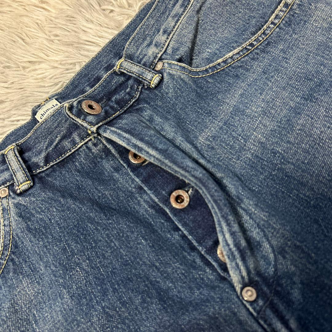 【新品】chimala SELVEDGE DENIM インディゴ染め 27サイズ