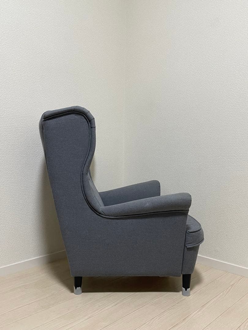 IKEA ストランドモン 子ども用アームチェア、ヴィースレグレー　たのメル便