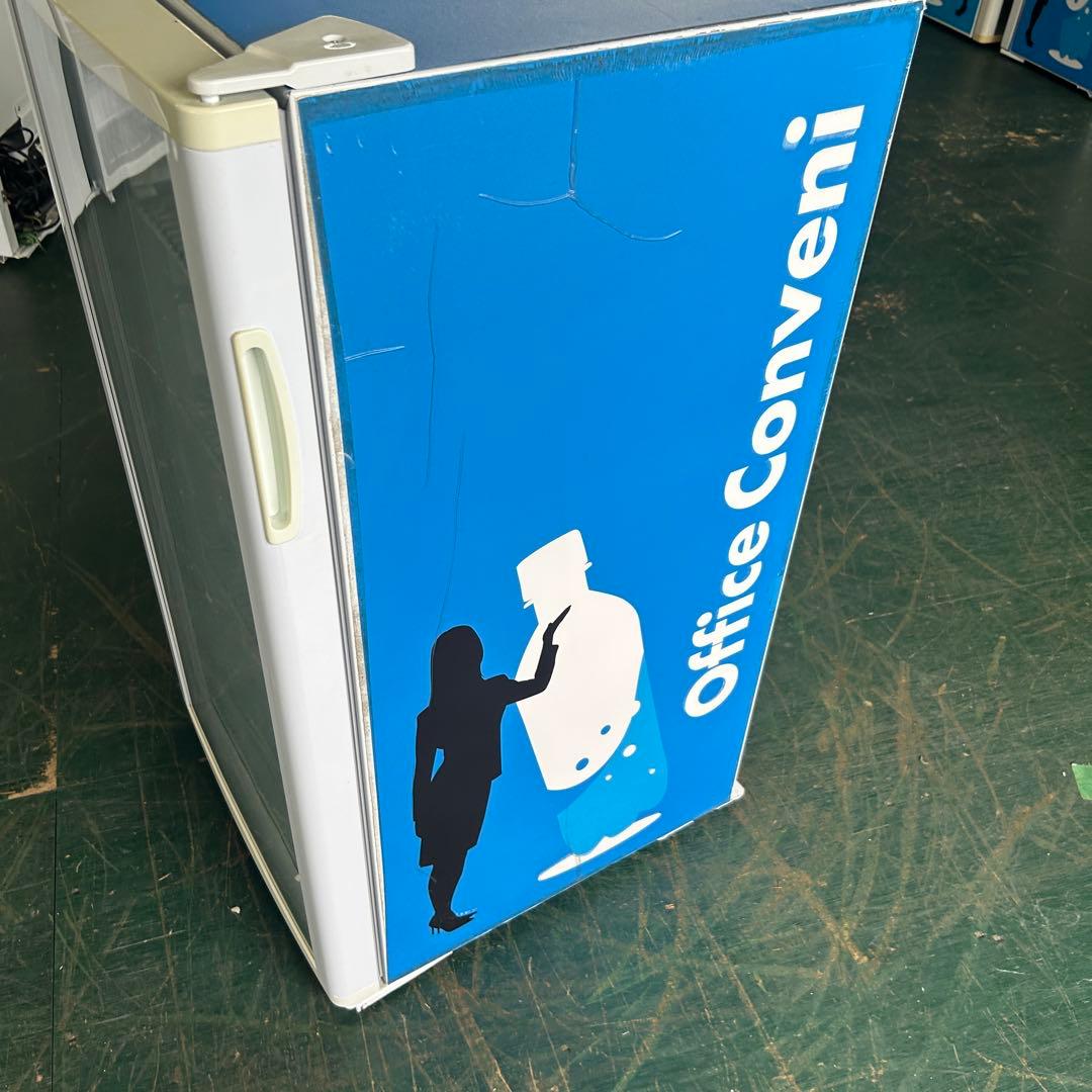 160業務用 冷蔵ショーケース オフィスコンビニ XW-105 左右開き 小型