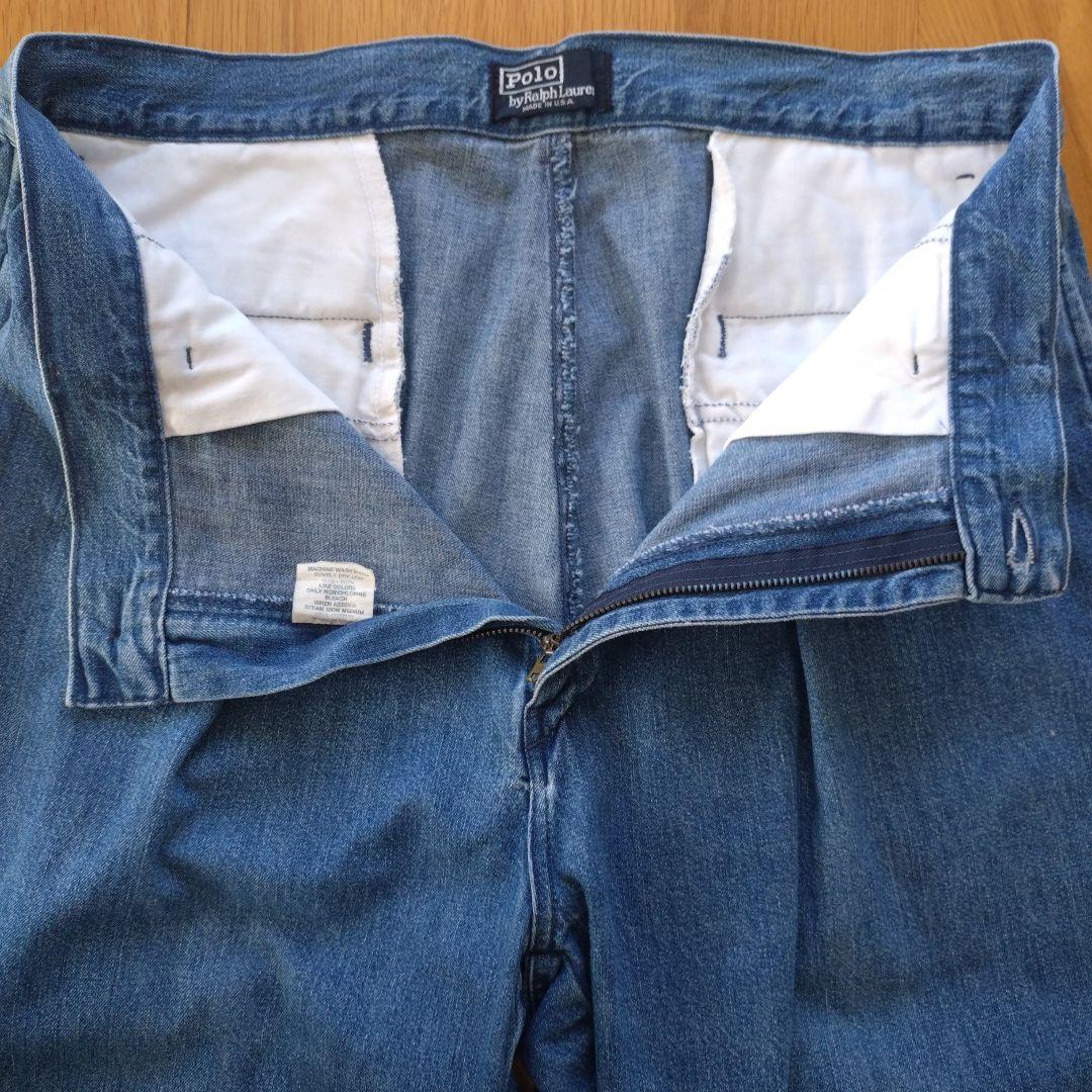 【USA製】90s POLO COUNTRY ポロカントリー デニムスラックス