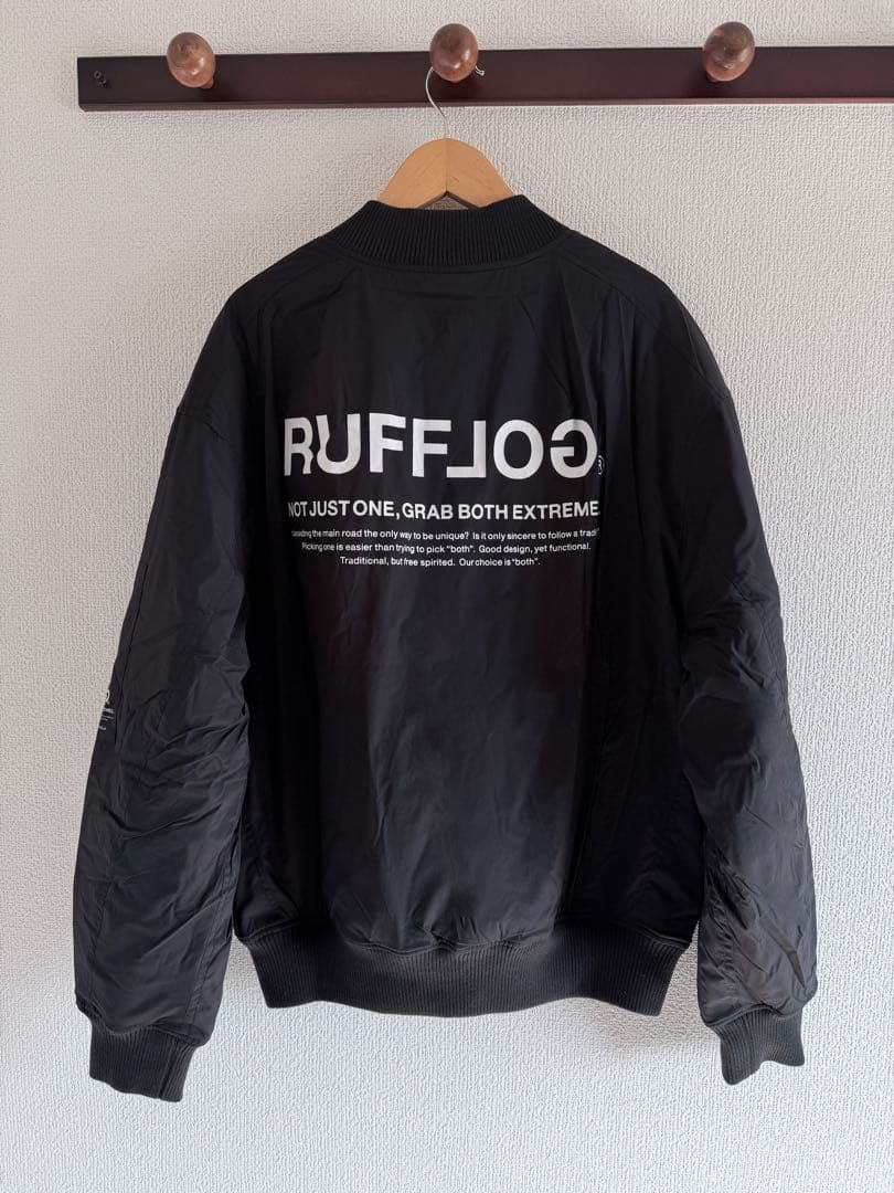 新作　ラフロッグ ジャケット　ブラック　サイズM