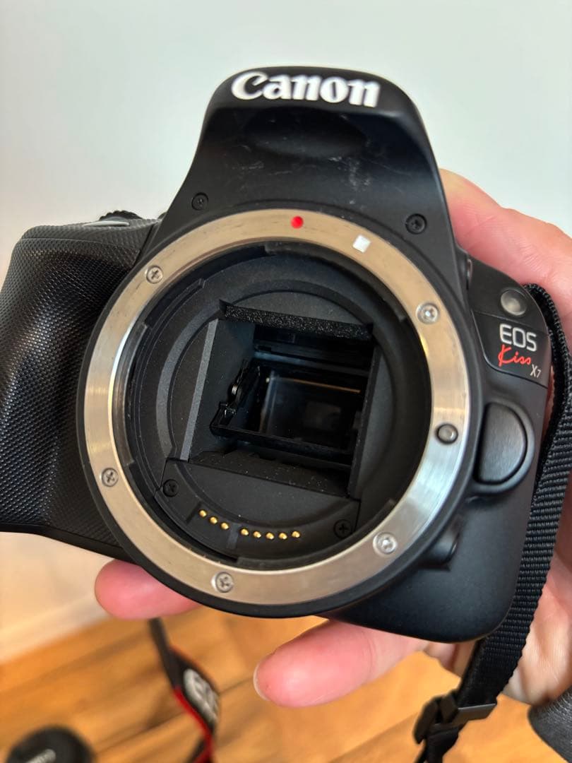 Canon EOS Kiss X7 EFS24mmF2.8パンケーキレンズ付き