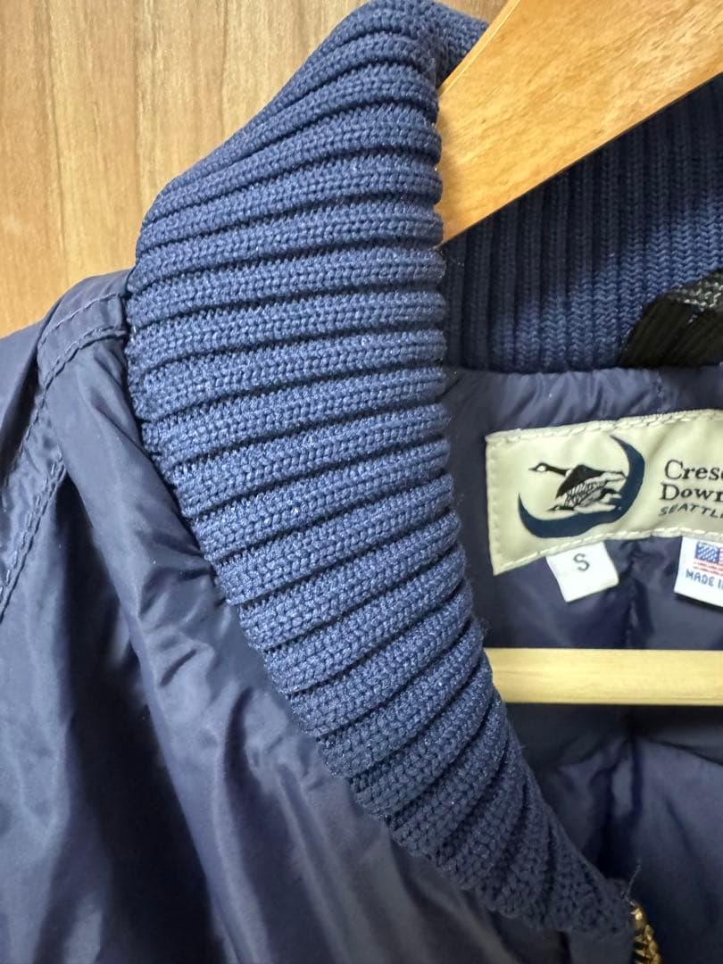 Crescent DownWorks ネイビー ダウンジャケット S