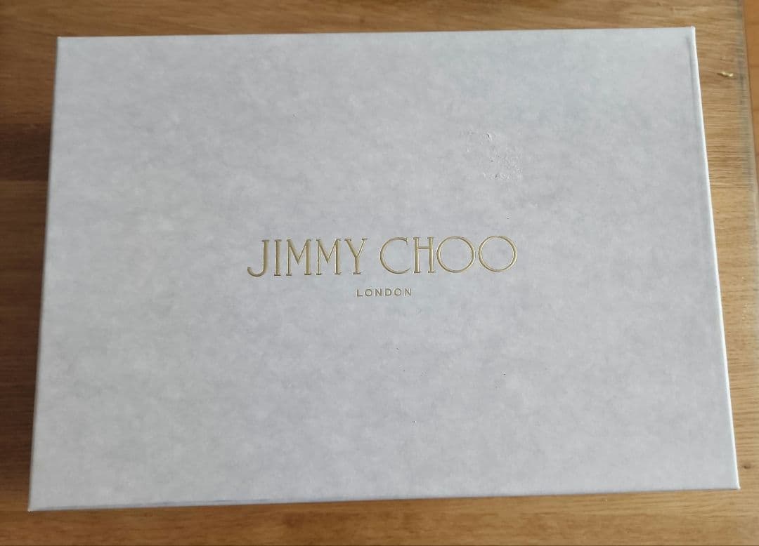JIMMY CHOO ネイビー デニム風 パンプス