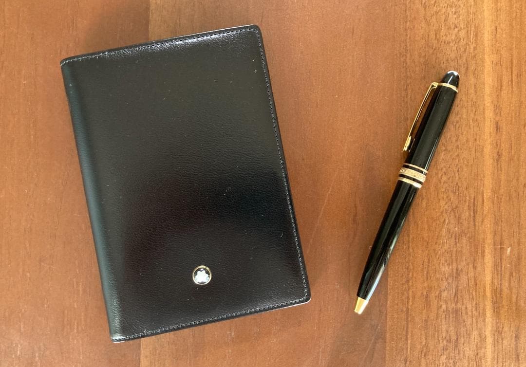 【美品】MONTBLANC モンブラン ボールペン メモパッド ２点セット