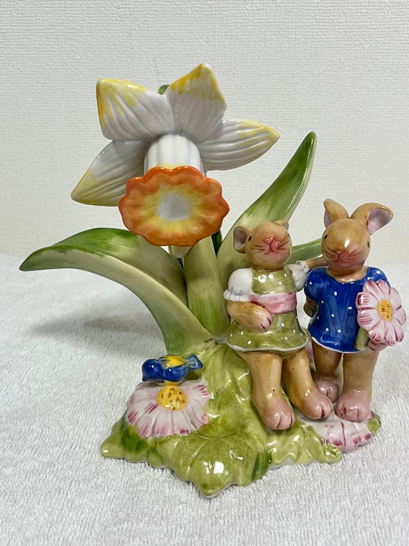 陶器　ビレロイ&ボッホ Villerndy&boch うさぎの家族