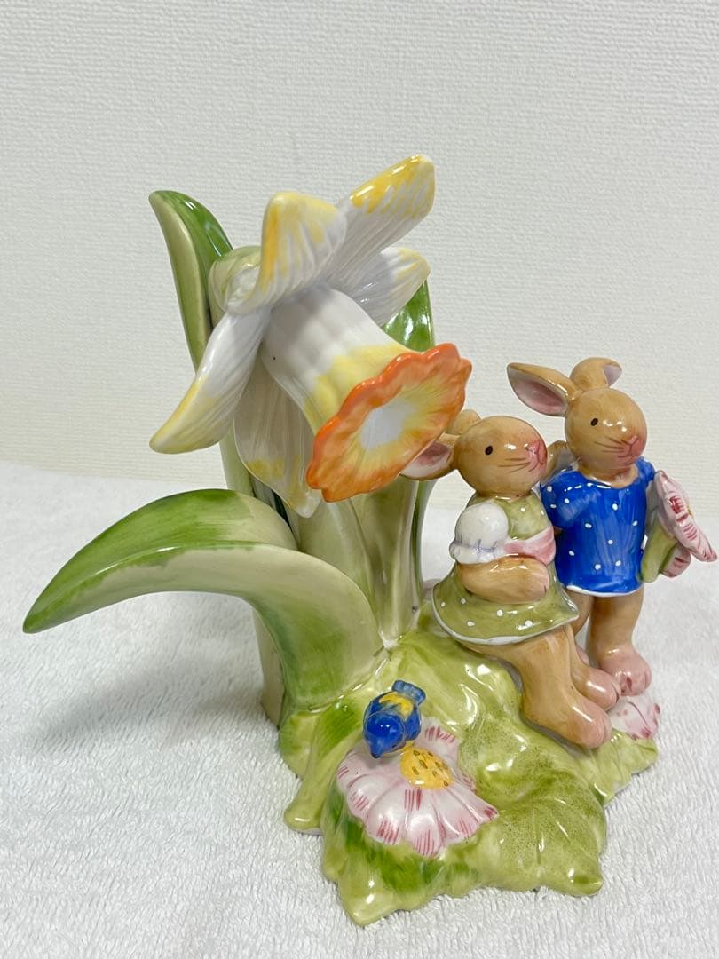 陶器　ビレロイ&ボッホ Villerndy&boch うさぎの家族