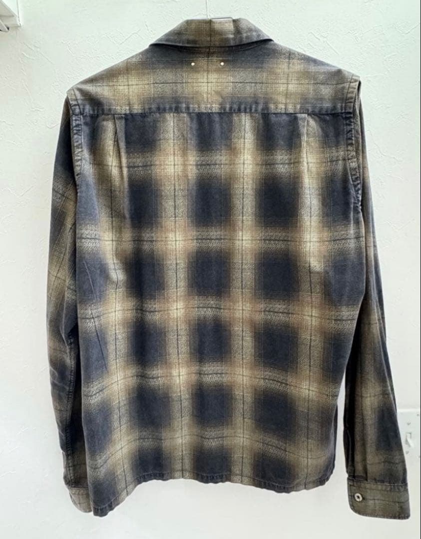 マインデニム　チェックシャツ