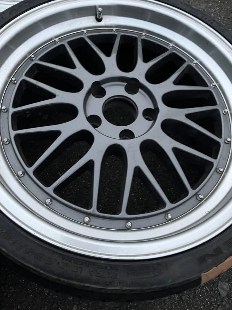 メーカー不明ホイール 19インチ8.5J/9.5J ハイグリップタイヤ2本オマケ