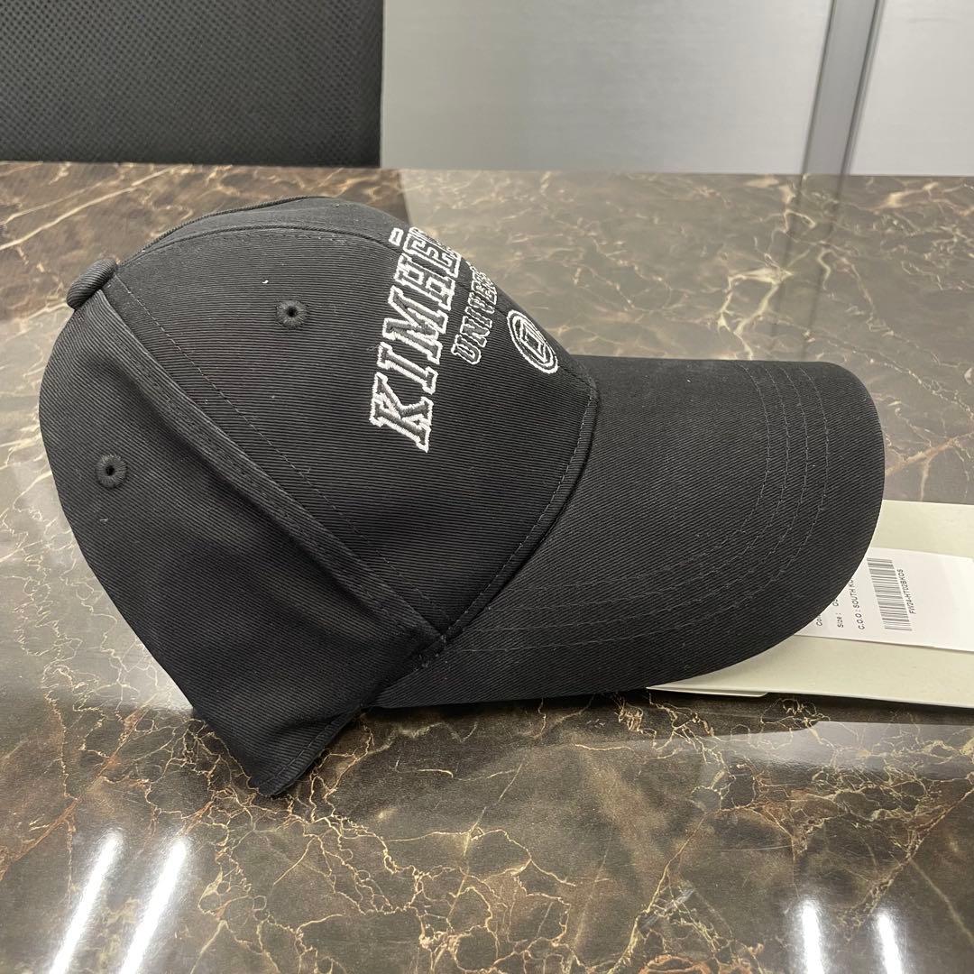 KIMHĒKIM キャップ パールピアス付き ブラック 新品　韓国限定