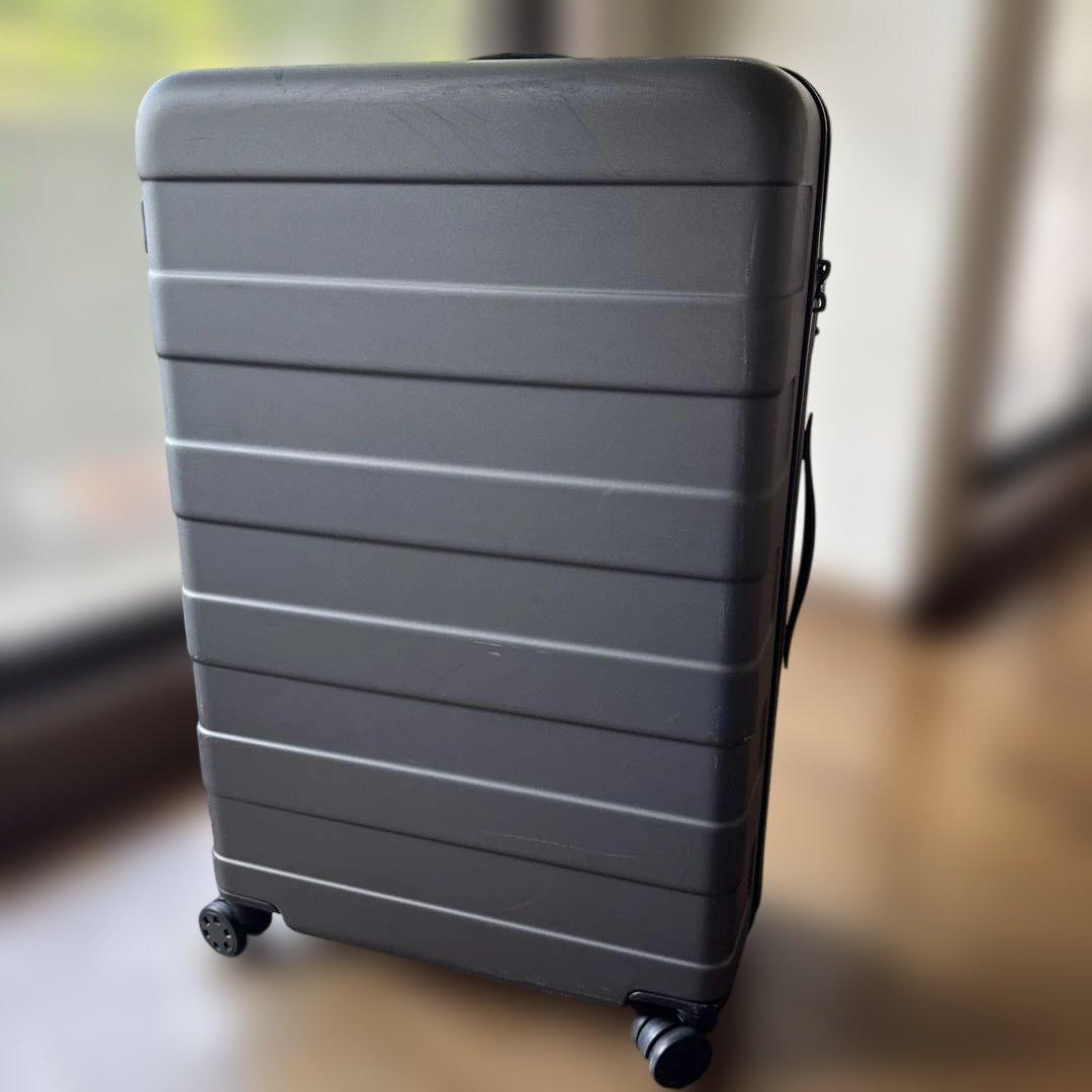 無印良品 キャリーケース（スーツケース）75Lグレー