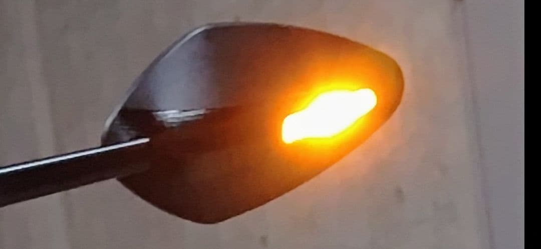 【k-y品】KAWASAKI ZX10R用ウインカー内蔵ミラー