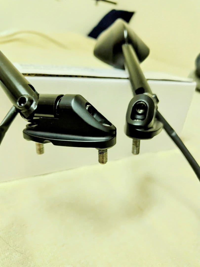 【k-y品】KAWASAKI ZX10R用ウインカー内蔵ミラー