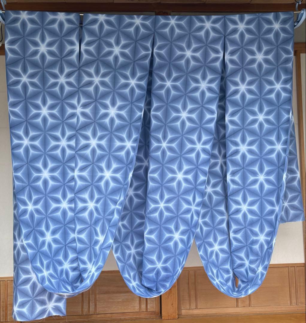 オーダー 浴衣用 雪花絞り木綿反物