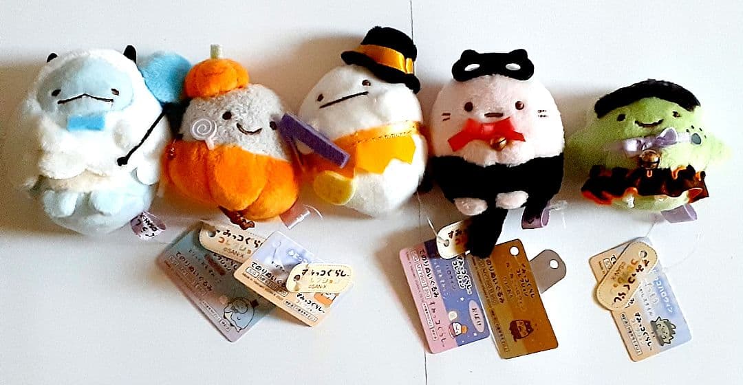 すみっコぐらし　ハロウィン　てのりぬいぐるみ9点セット