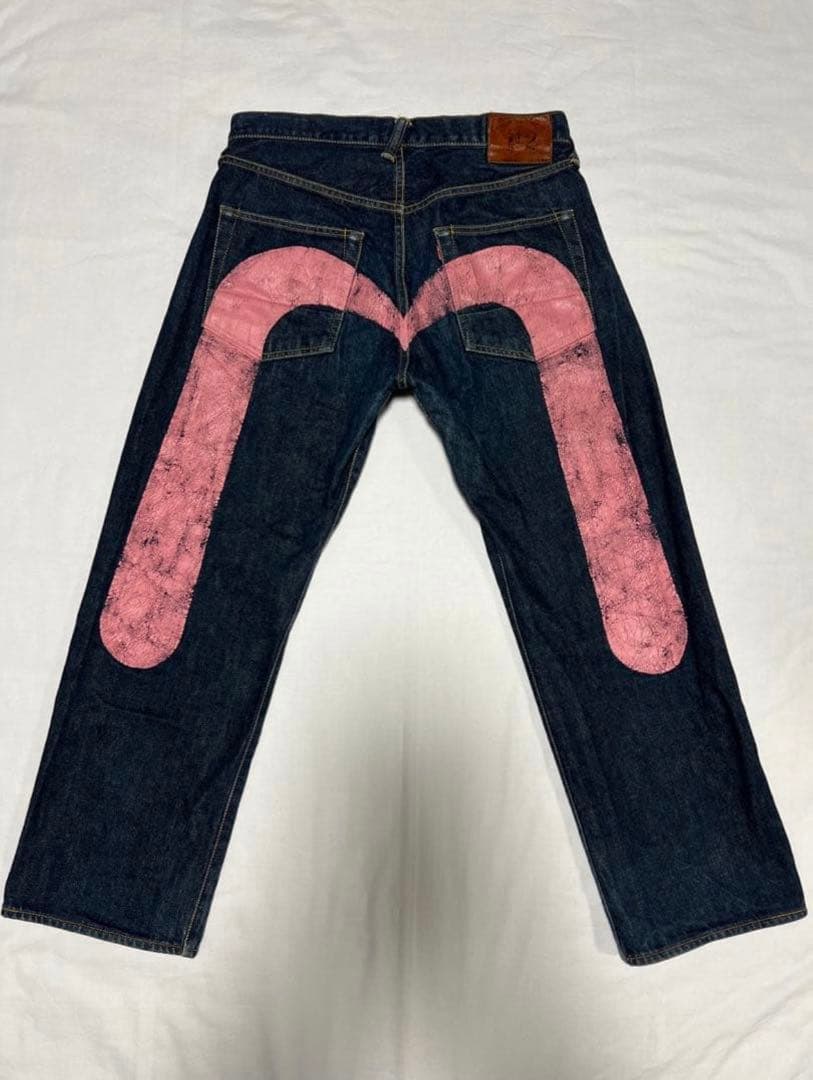 EVISU No.2 2000 34×35 ピンク大黒　ビックカモメ　トラ耳