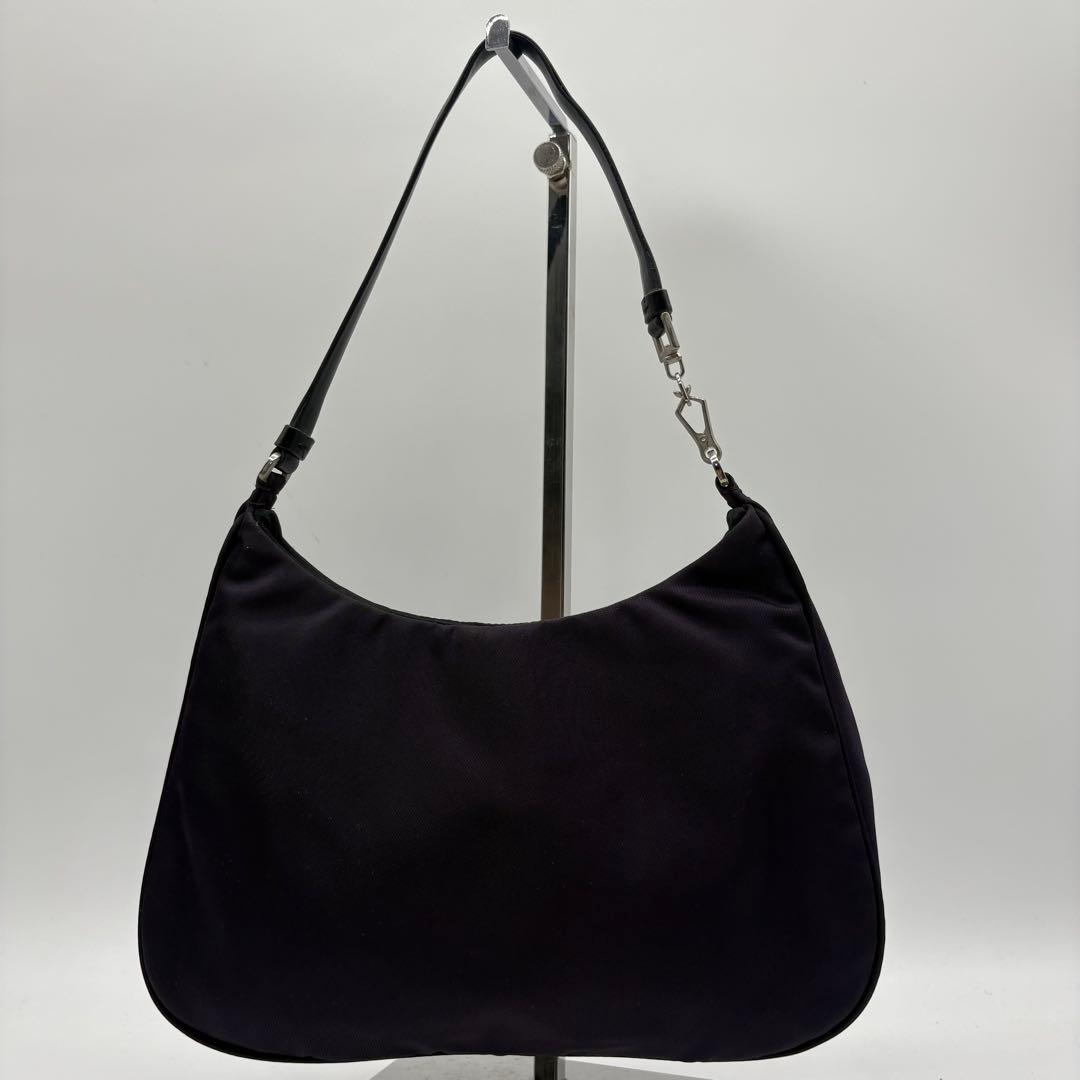 【良品！✨】 PRADA プラダ アクセサリーポーチ ハンドバッグ パープル 紫