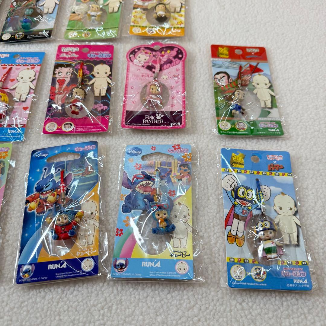 キュージョン　キューピー　いろいろ　まとめ　ディズニー　など　根付け