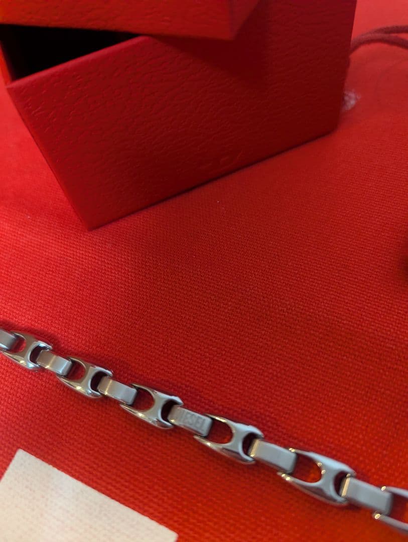 DIESEL 未使用美品グレン期現行モデル チェーンブレスレット