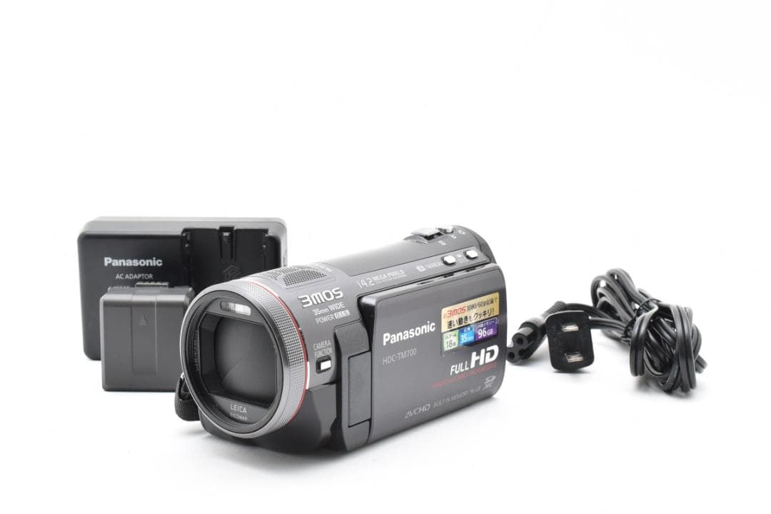 Panasonic／フルハイビジョン　HDC-TM700　バッテリー・充電器付