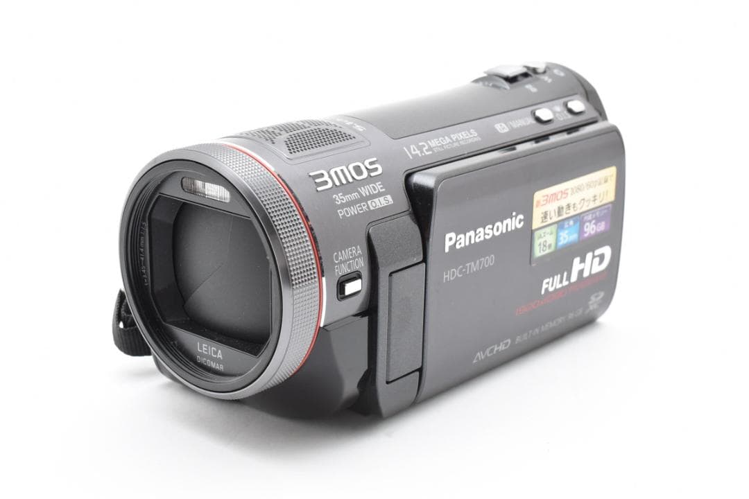 Panasonic／フルハイビジョン　HDC-TM700　バッテリー・充電器付