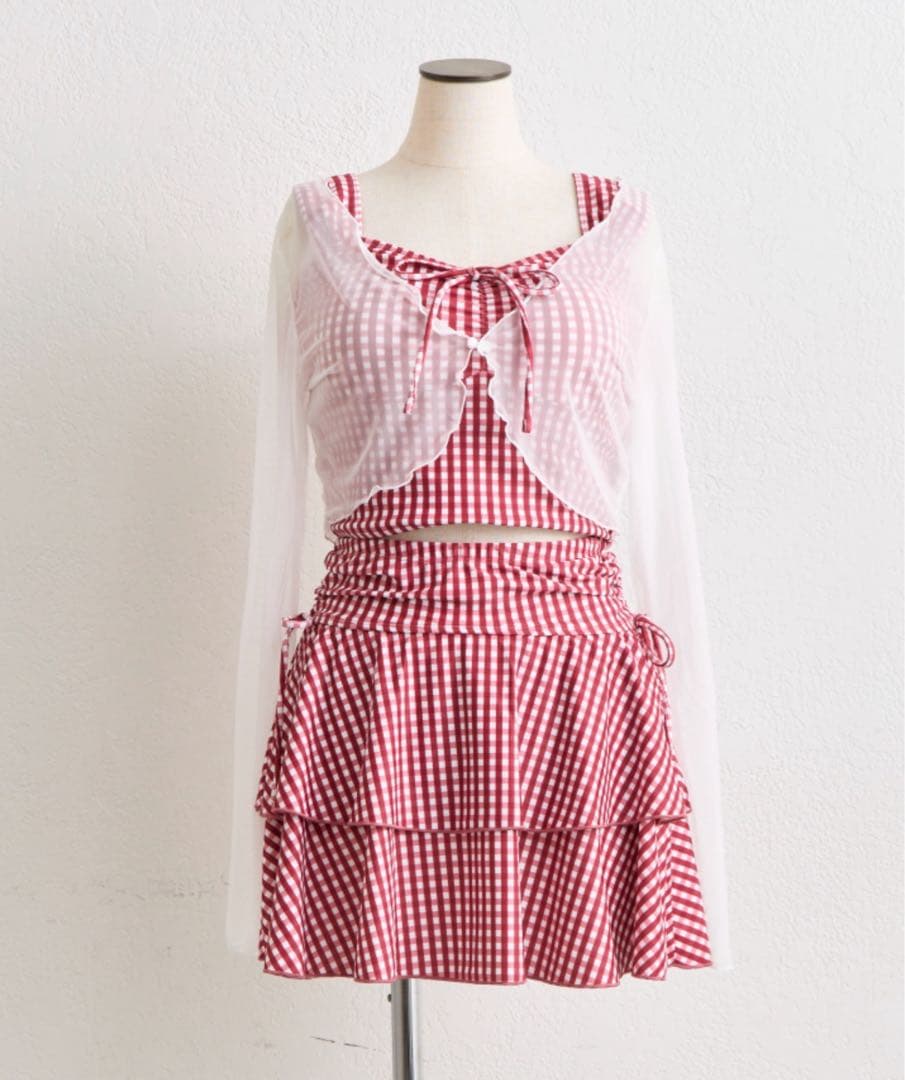 【新品】OLIVE des OLIVE レース羽織付リボンswim wear