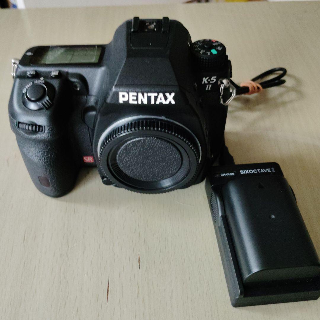 PENTAX K-5 II デジタル一眼レフカメラ 本体美品バッテリ充電器付き。