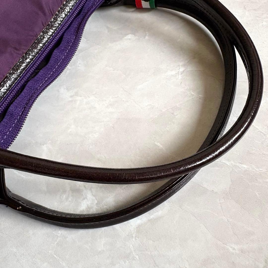 Orobianco オロビアンコ 2WAY ボストンバッグ 紫 美品