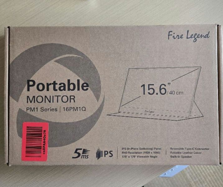 【Hide】Acer AOPEN モバイルモニター15.6インチ